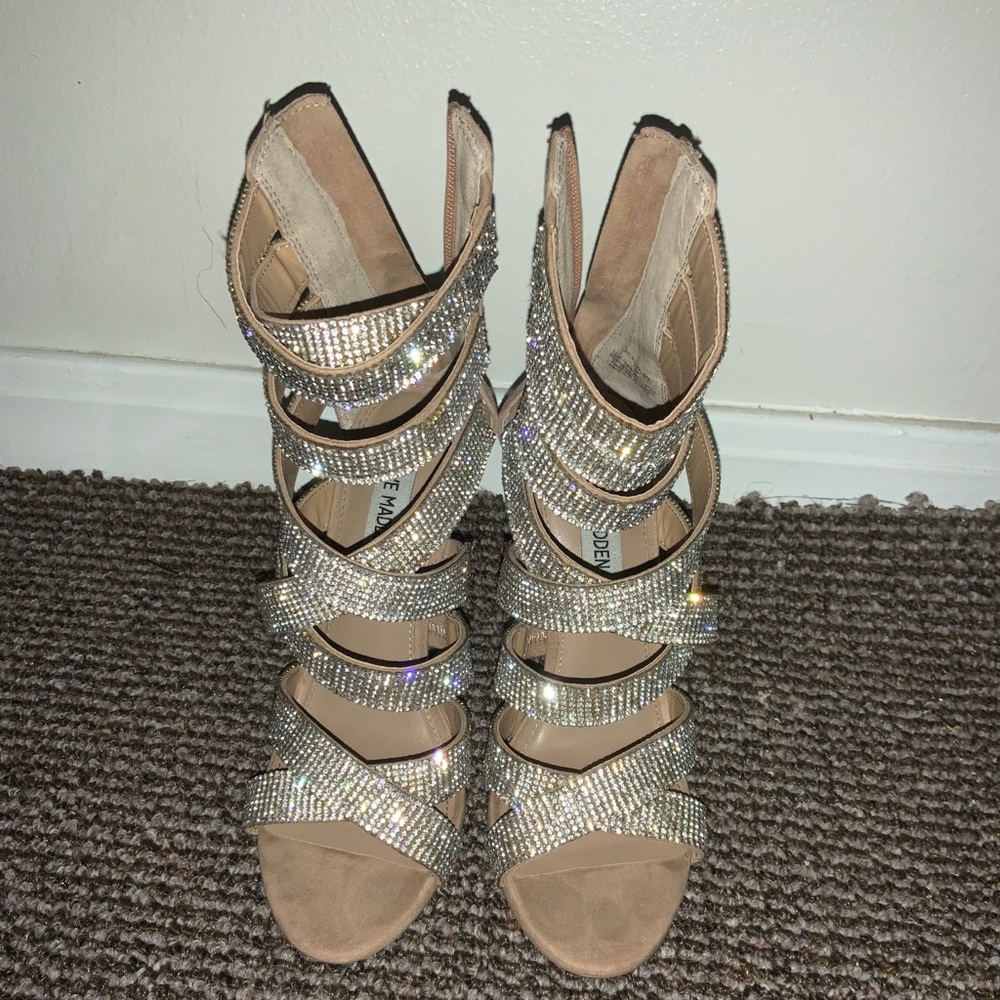 Steve Madden Malika Rhinestone Heel - Picture 5 of 5